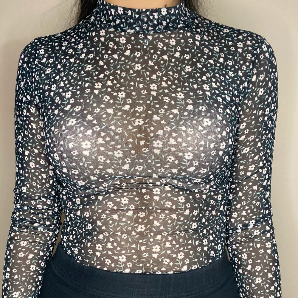 Floral Sheer Bodysuit